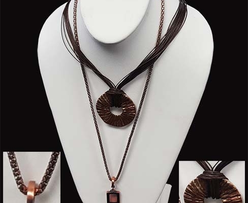 Custom fashion jewellery rose gold enhanced