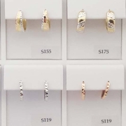 bella gold hoops