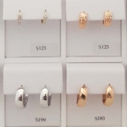 bella gold hoops