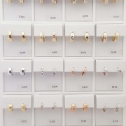 bella gold hoops