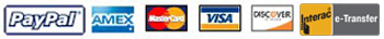 paypal and credit cards accepted