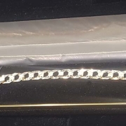 mans custom solid gold chain bracelet