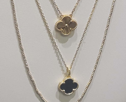 Van Cleef & Arpels inspired clover leaf pieces