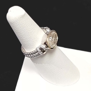ladies custom diamond ring with a 2.80ct oval diamond and .20cts of accent diamonds