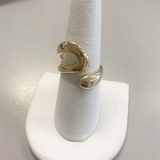 custom 14kt yellow gold ring