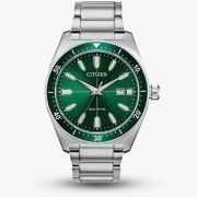 citizen eco drive silver coloured endeavor watch