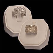 diamond rings on white gold